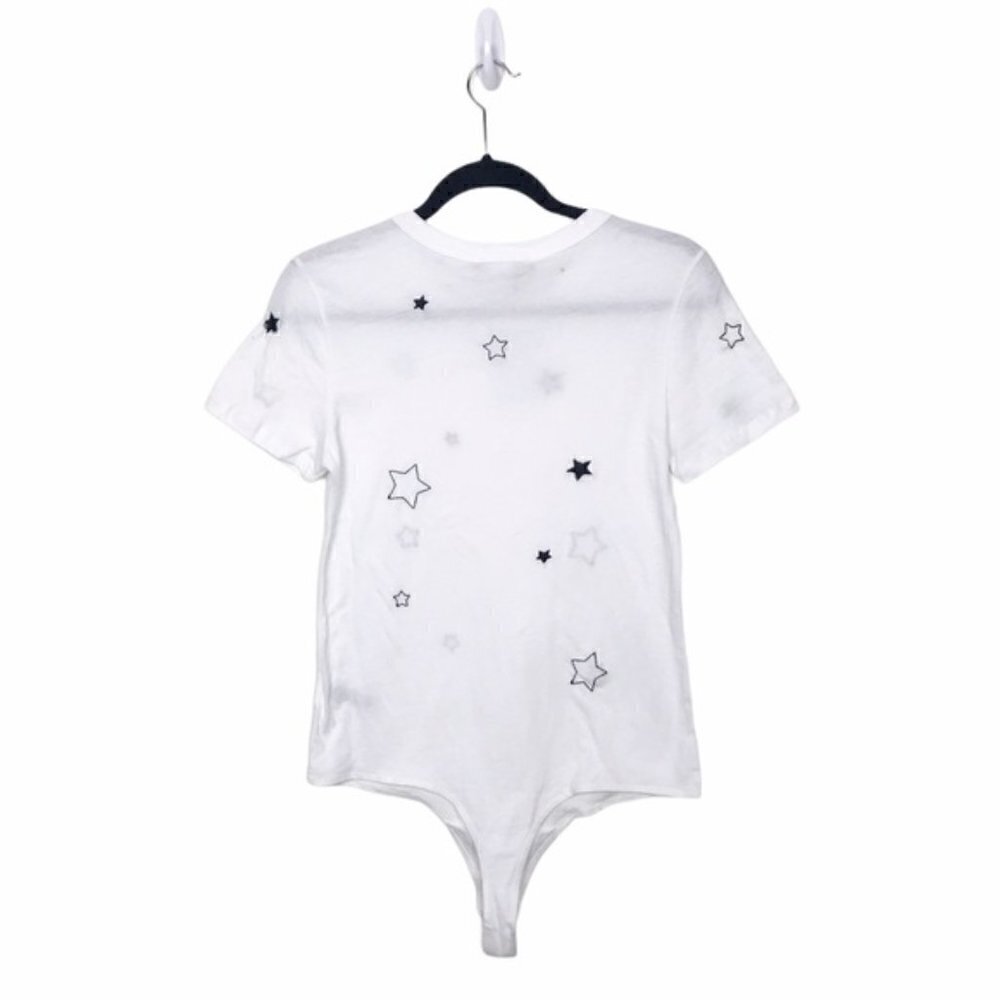 n:philanthropy White Palmer Star Bodysuit Tee - Picture 3 of 14